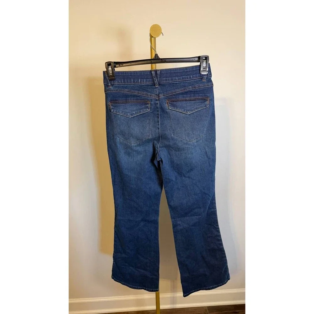 Democracy Women’s Ab’Solution Skyrise Bootcut Blue 6P $88 NWT - Picture 6 of 8